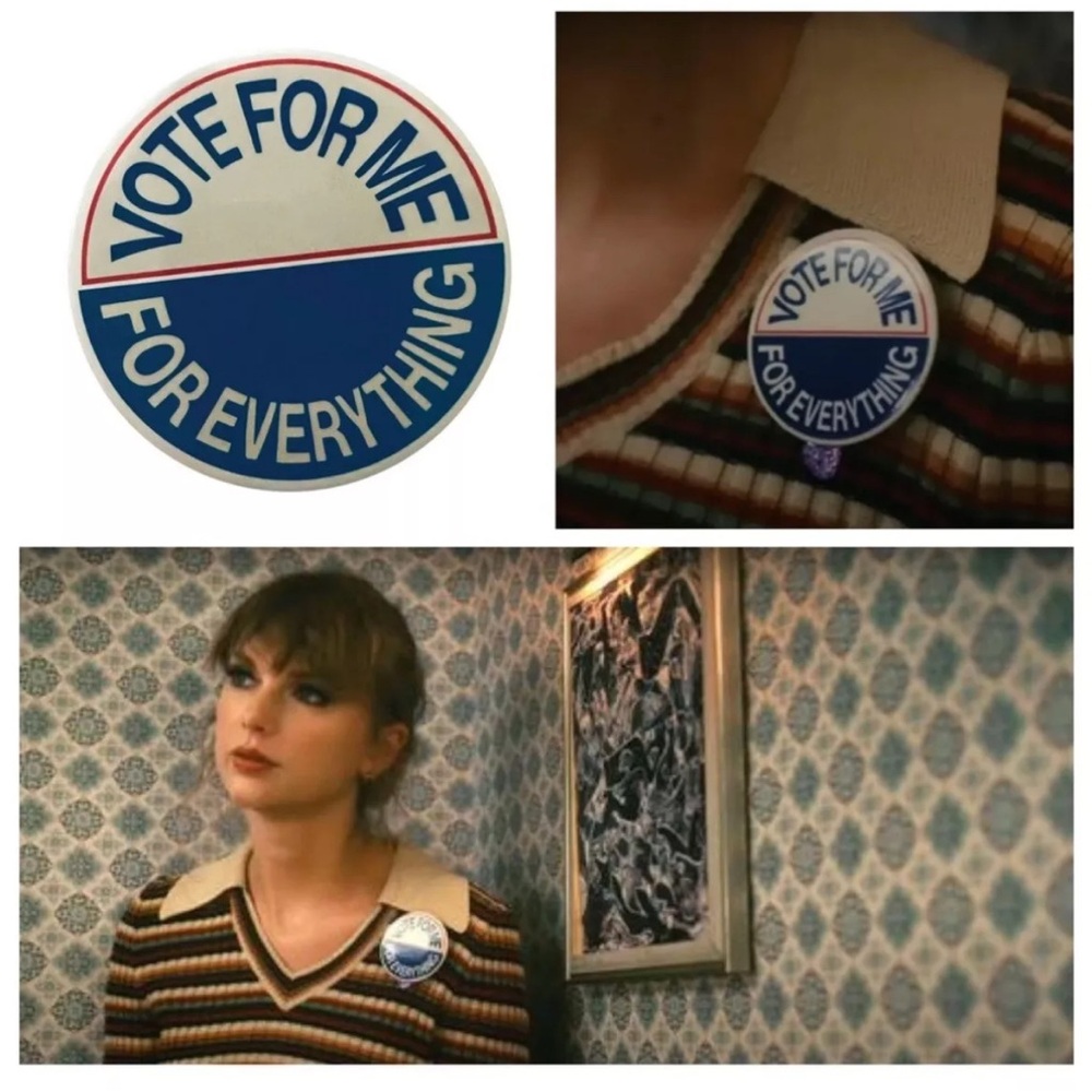 TAYLOR SWIFT Midnights Album Vote For Me For Everything Pin 💙